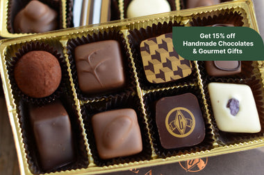 15% off

Handmade Chocolates & Gourmet Gifts