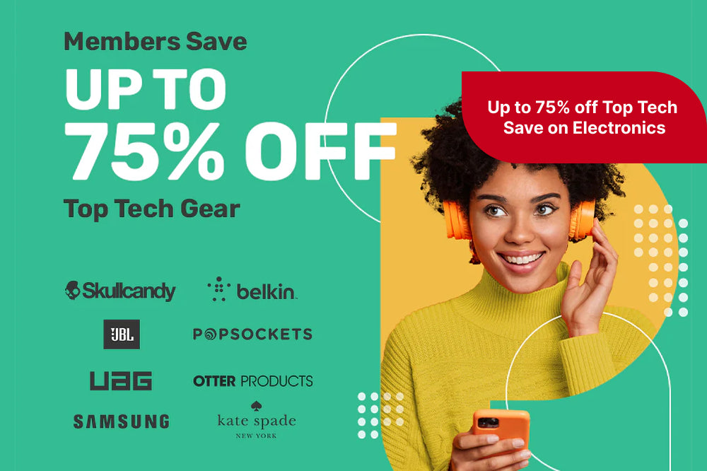 Up to 75% off Top Tech

Save on Electronics