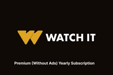 WATCH IT - Standard (With Ads) Yearly subscription